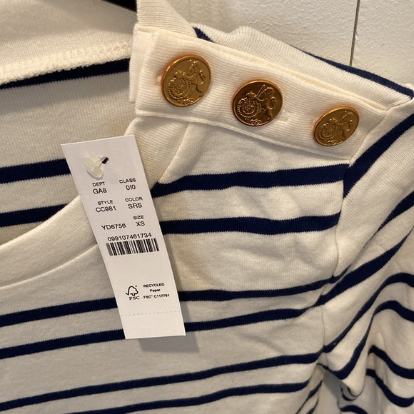 Jcrew striped top - Picture 2 of 4